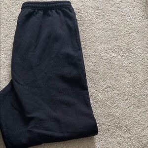 Hanes Men's Black Sweatpants
